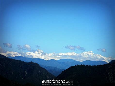 View of snow capped mountains in Uttarakhand - Uttarakhand Photos