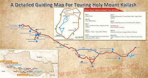 Ultimate Mount Kailash Manasarovar Tour Maps: mount kailash map and ...