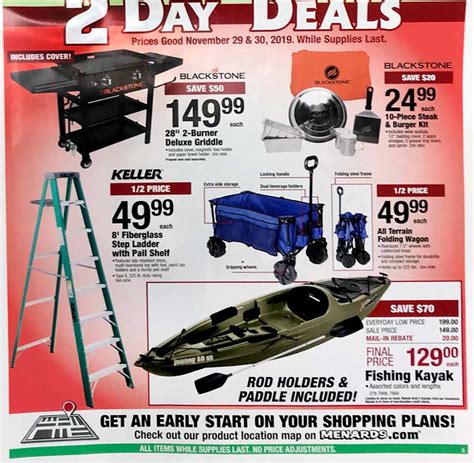 Menards Black Friday 2019 Ad, Deals and Sales | Menards black friday, Menards, Black friday