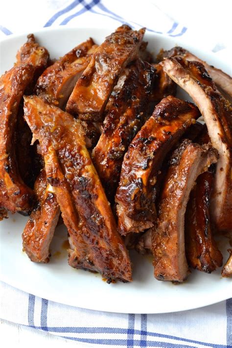 Honey Garlic Ribs | Honey garlic ribs, Honey barbecue, Pork rib recipes