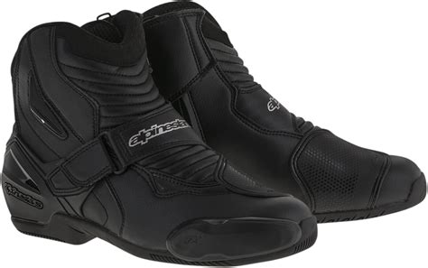 Alpinestars Mens Black Textile SMX-1R Motorcycle Riding Street Racing Boots | JT's CYCLES