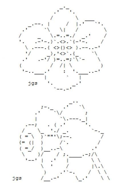 36 ASCII Art Flowers ideas | ascii art, ascii, flower art