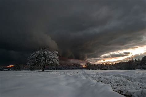 Sunset and winter storm cloud - Loojang ja tormipilv | Panoramic photography, Nature photography ...