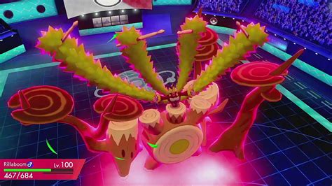 Shiny Gigantamax Rillaboom in Pokemon Sword and Shield - YouTube