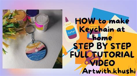 HOW TO MAKE KEYCHAIN AT HOME FULL TUTORIAL VIDEO #art #viral #youtube #artist - YouTube