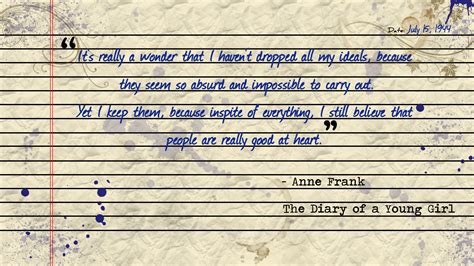 Anne Frank Quote | The Shutterbug Bard