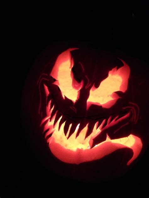 Venom pumpkin carving – Artofit