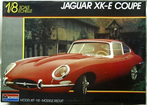 Coupe 1:8 Scale Model Kit FACTORY SEALED XKE Monogram 2612 Jaguar XK-E E-Type Toys & Hobbies ...