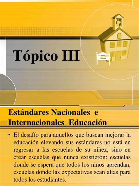 Estándares de educación.ppt | Ciencia cognitiva | Sicología y ciencia ...