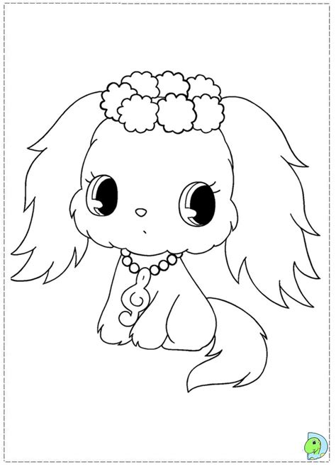 Jewelpet Coloring page- DinoKids.org