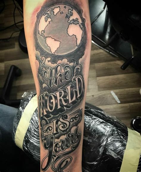 Top 55+ tattoo the world is yours - in.cdgdbentre