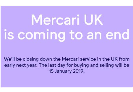 Mercari to Close Popular Selling App in UK - EcommerceBytes