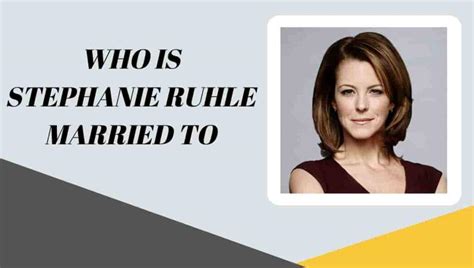 Who is Stephanie Ruhle married to, Salary, feet, Height, MSNBC