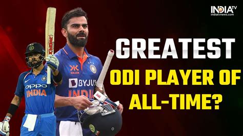 Is Virat Kohli 'The Greatest' ODI player of all-time ahead of Sachin ...