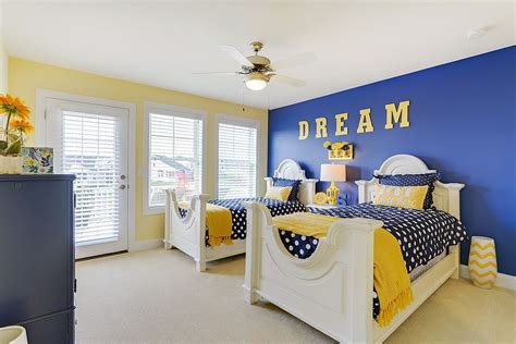 Blue And Yellow Bedroom Paint Ideas