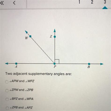 Adjacent Supplementary Angles