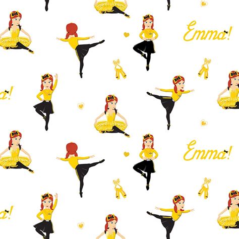 Riley Blake Designs The Wiggles Ready Steady Wiggle! - Ballet Emma in White