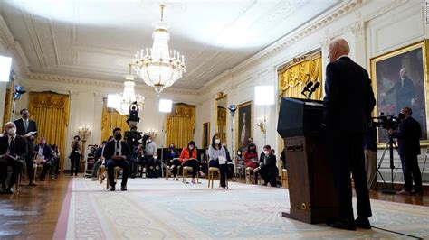 First Biden press conference: President pressed over crisis at the ...