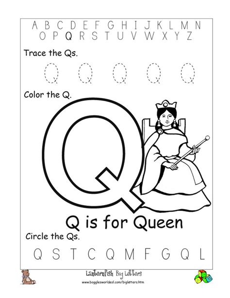 9 Best Images of Pre-K Worksheets Letter Q - Letter F Printable ...