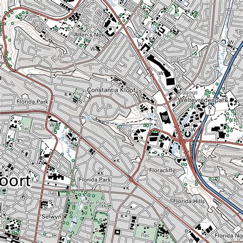 2627BB ROODEPOORT Map by Chief Directorate: National Geo-spatial ...