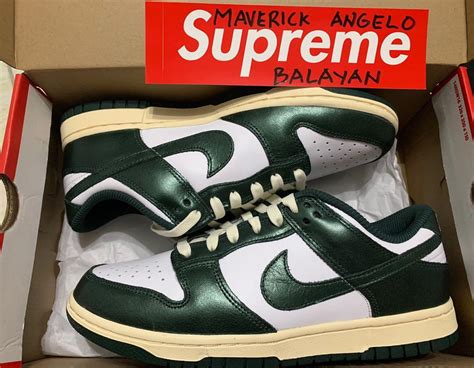 Nike Dunk Low Vintage Green, Men's Fashion, Footwear, Sneakers on Carousell