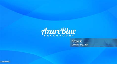 Azure Blue Wallpaper Vector Graphic Background Stock Illustration - Download Image Now ...