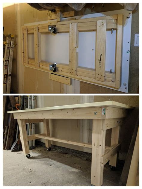 Simple folding and portable workbench : r/woodworking