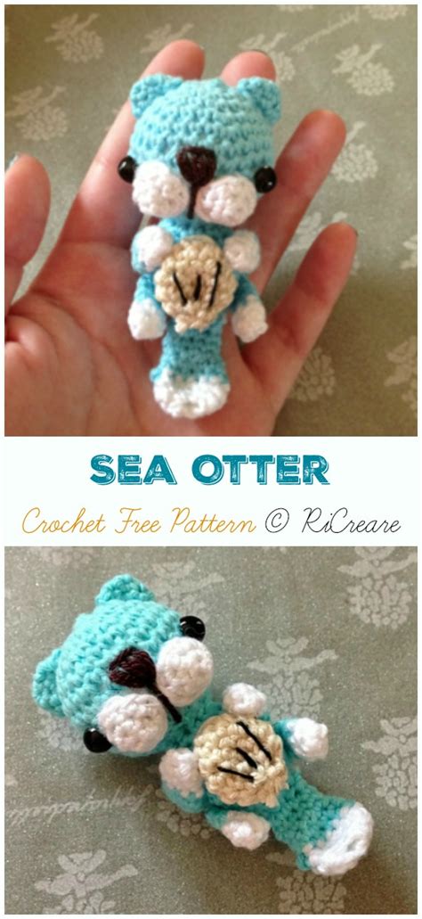 Amigurumi Sea Otter Crochet Free Patterns - Crochet & Knitting