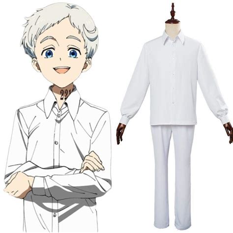 Anime The Promised Neverland Norman Ray Cosplay Costume