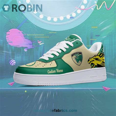 South Florida Bulls Mascot Logo NCAA Custom Name Air Force 1 AF1 Shoes ...