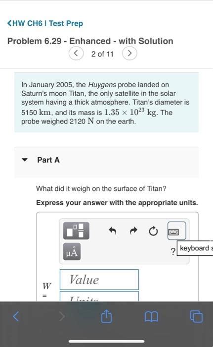 Solved In January 2005, the Huygens probe landed on Saturn's | Chegg.com