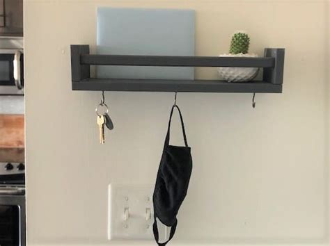 IKEA Bekvam DIY Key Holder Shelf Rack Hack