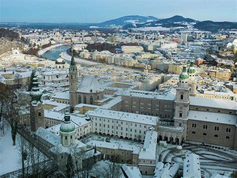 Winter Snow In Salzburg, Austria Digital Art by Lost Horizon Images