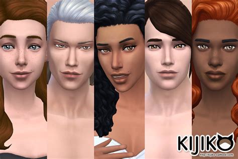 Skin Tones Maxis Match Edition – Kijiko in 2020 | The sims 4 skin ...