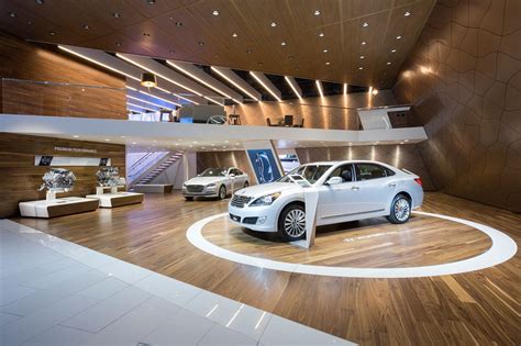 Hyundai at the Los Angeles Auto Show on Behance | Car showroom design, Showroom design, Showroom ...