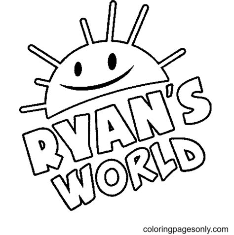 Ryan World Coloring Pages