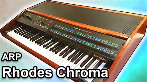 ARP RHODES CHROMA - Analog Synthesizer - Sounds, Patches & Ambient ...