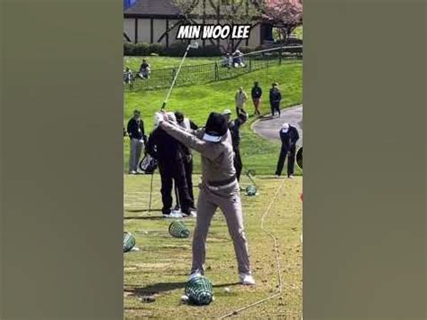 How pure is Min Woo Lee swing 😍 the width is unreal #golf #shorts # ...