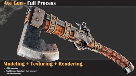 ArtStation - Axe Gun Tutorial