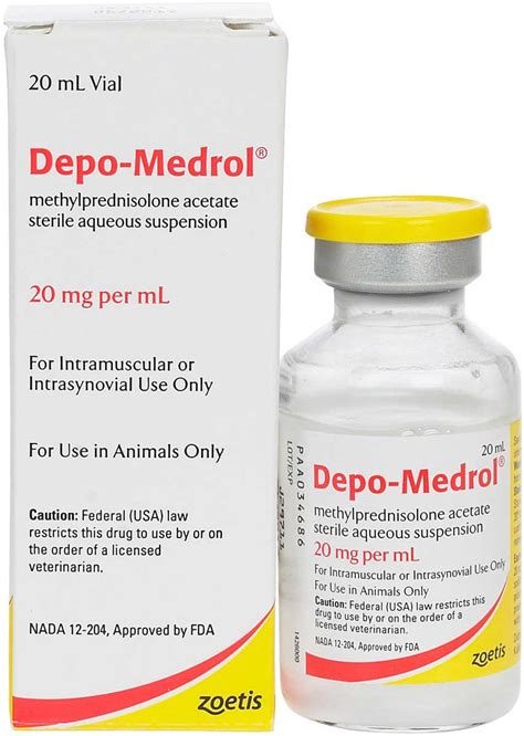 Depo-Medrol for Dogs Horses Zoetis Animal Health - Safe.Pharmacy ...