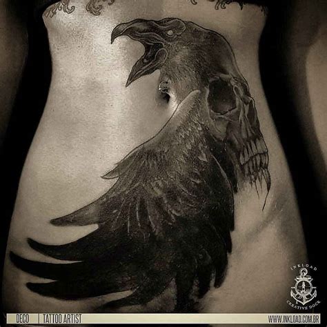 Aggregate more than 78 raven skeleton tattoo - in.cdgdbentre