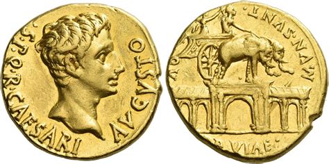 NumisBids: Numismatica Ars Classica Auction 135, Lot 267 : The Roman Empire. Octavian as ...