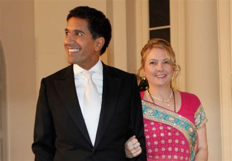 Who is Sanjay Gupta's wife Rebecca Olson Gupta?