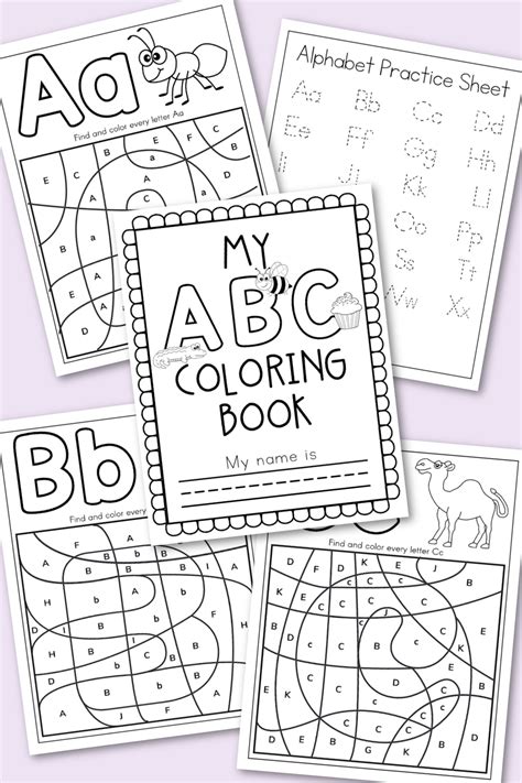 Printable Alphabet Coloring Book - Printable Online