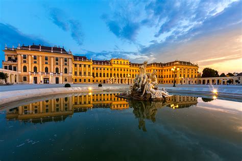 Fonds d'ecran Autriche Sculptures Ciel Vienne (Autriche) Schonbrunn ...