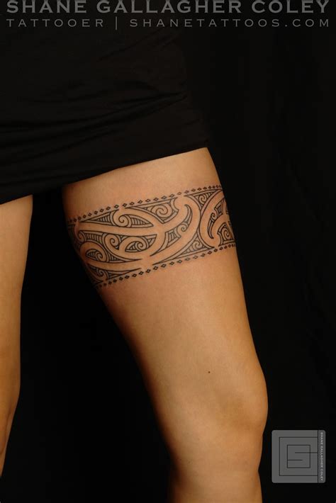 Maori Thigh Tattoo | Oshlo