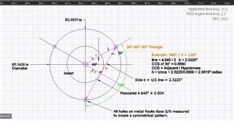 Find the center of a 3-point router base | Router Forums