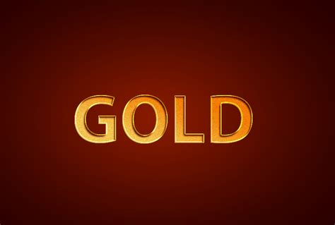 Realistic Gold Text Effect Photoshop Tutorials and PSD file | All ...