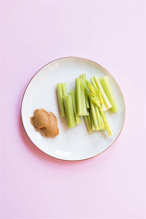 Quick & easy snack idea: celery + peanut butter | JOYFETTI