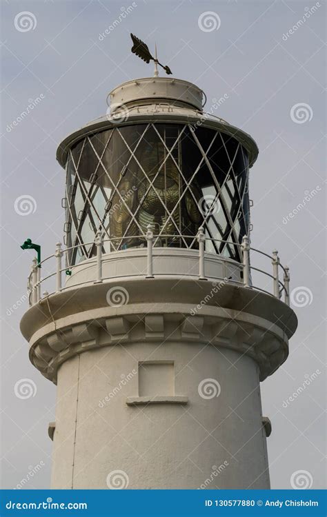 Close Up of Lantern Room at the Top of a Lighthouse. Stock Photo - Image of optic, scenic: 130577880